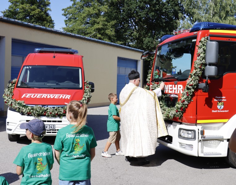 Segnung des Fahrzeugs